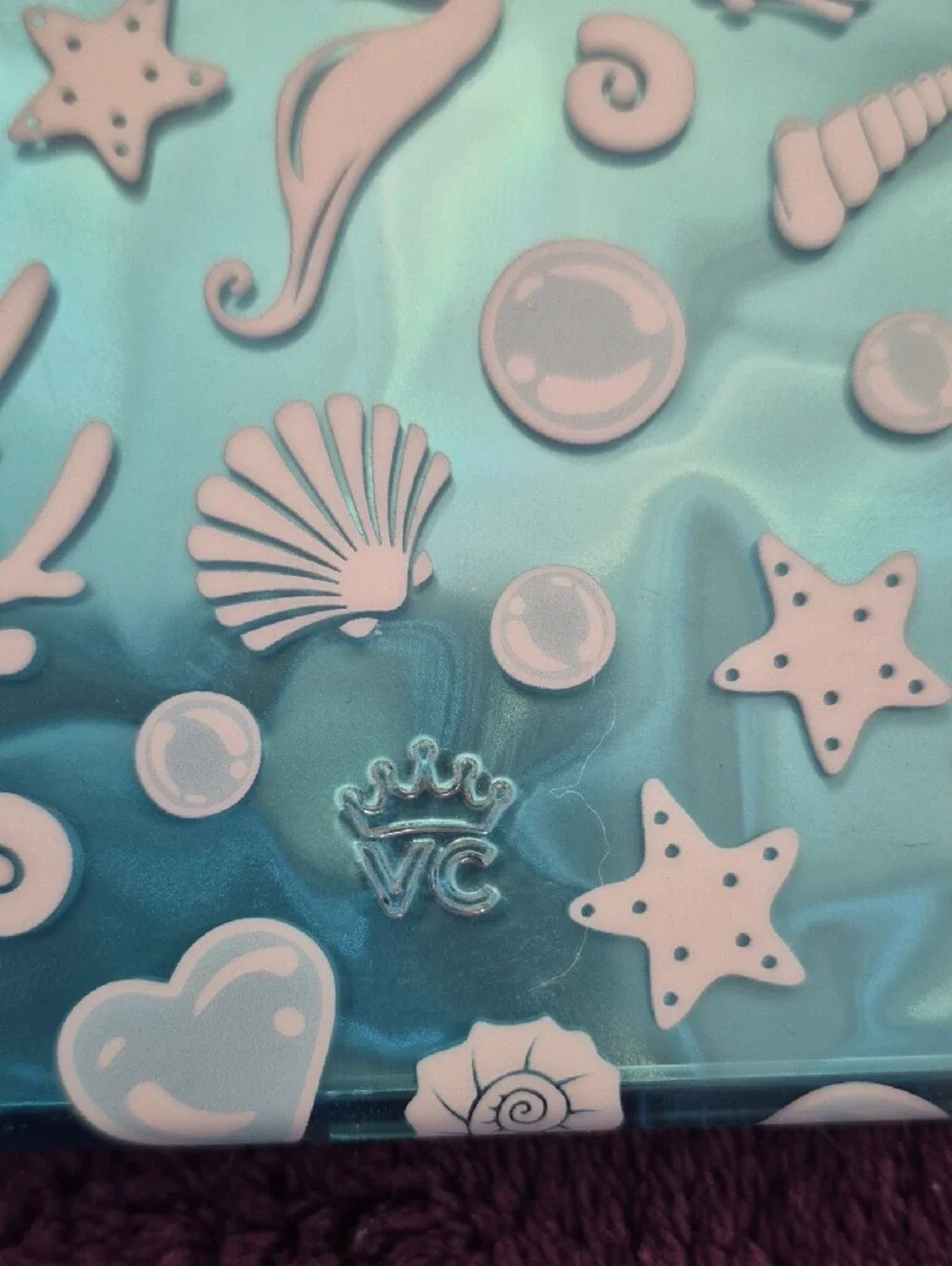 Velvet Caviar Aquamarine Holograohic Samsung S23 Ultra Phone Case